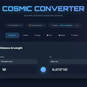 Cosmic Converter