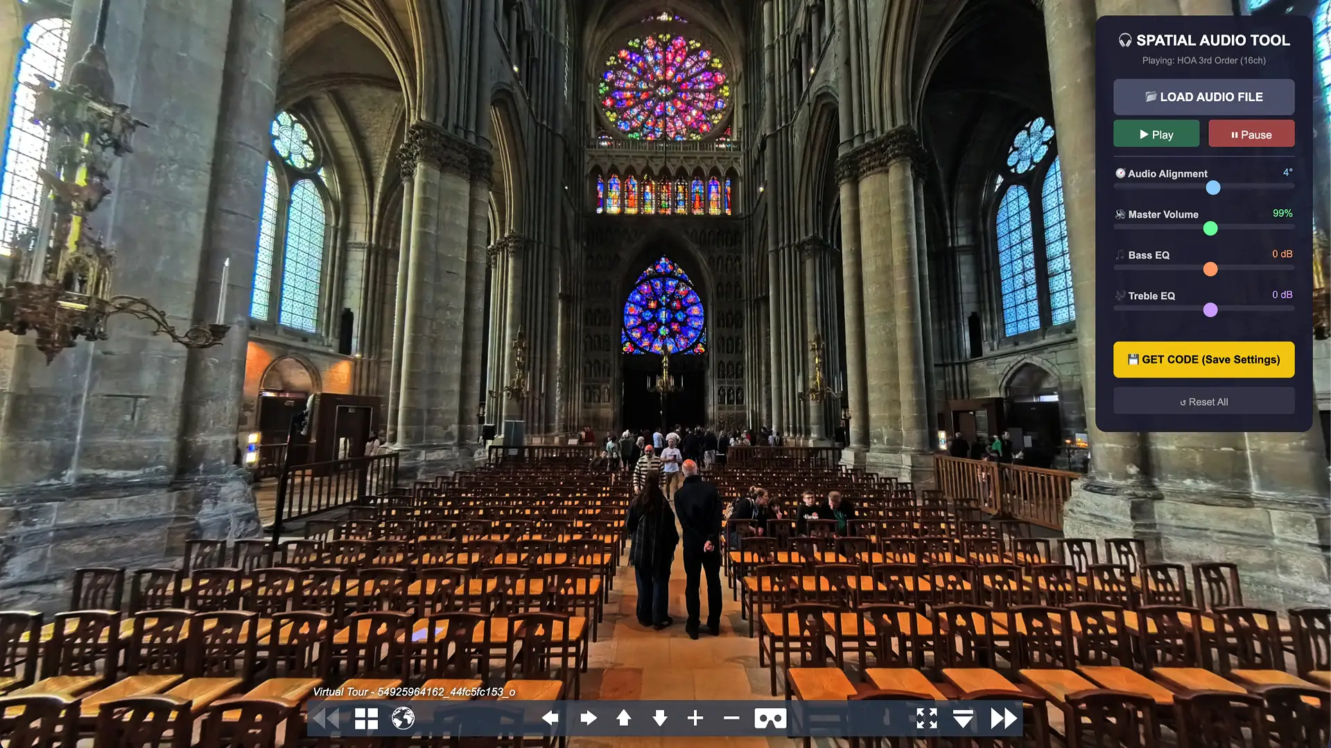 KRPANO Virtual Tour with Spatial Audio