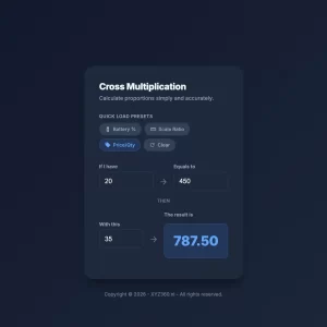 Cross Multiplication