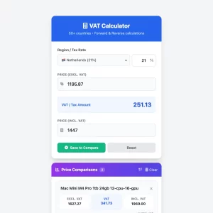 Global VAT & Tax calculator