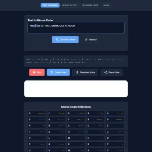 Morse Code Online