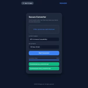 Secure Audio Convert